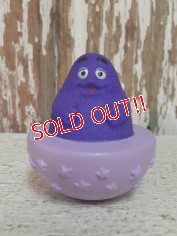 画像1: nt-141001-29 McDonald's / Grimace 1990 Meal Toy (Under 3)