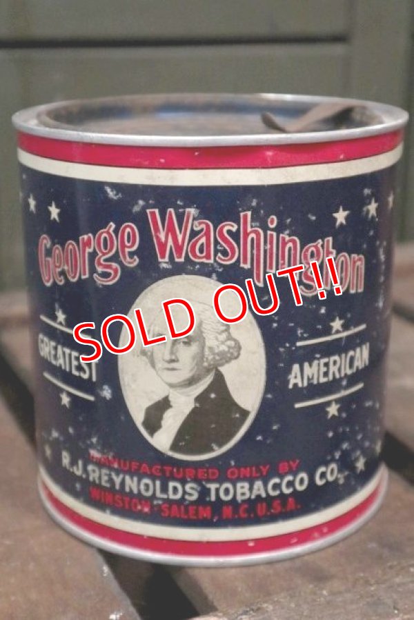 画像1: dp-180601-24 George Washington / Vintage Cut Plug Can