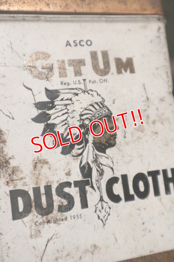 画像2: dp-180601-24 ASCO GIT UM / Vintage Dust Cloth Can