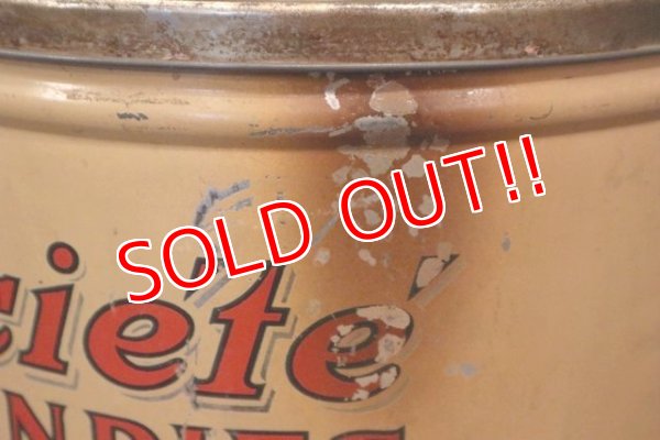 画像5: dp-180601-32 Socie'te' Candies / Vintage Tin Can
