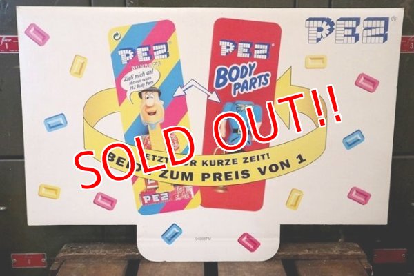 画像6: pz-130917-04 PEZ / Store Display Header Card "The Flintstones with Body Parts"