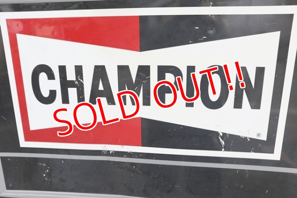 画像2: dp-180701-25 CHAMPION / 1970's〜Metal Sign