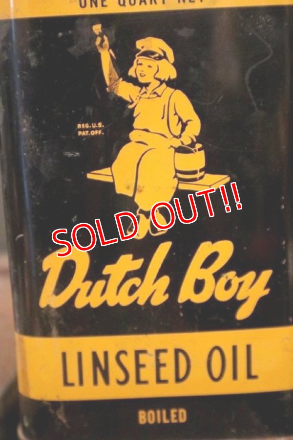 画像2: dp-180601-29 Dutch Boy / Vintage Linseed Oil Can