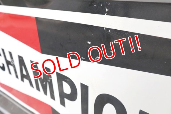 画像4: dp-180701-25 CHAMPION / 1970's〜Metal Sign