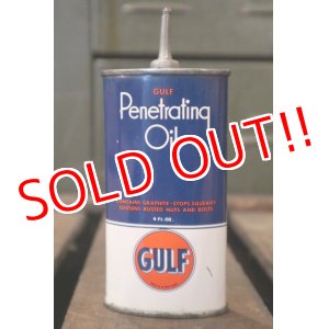 画像: dp-180701-32 Gulf / 1940's-1950's Penetrating Oil Can