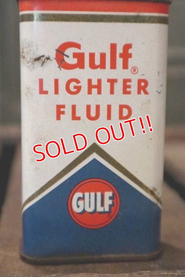 画像2: dp-180701-34 Gulf / 1960's Lighter Fluid Can