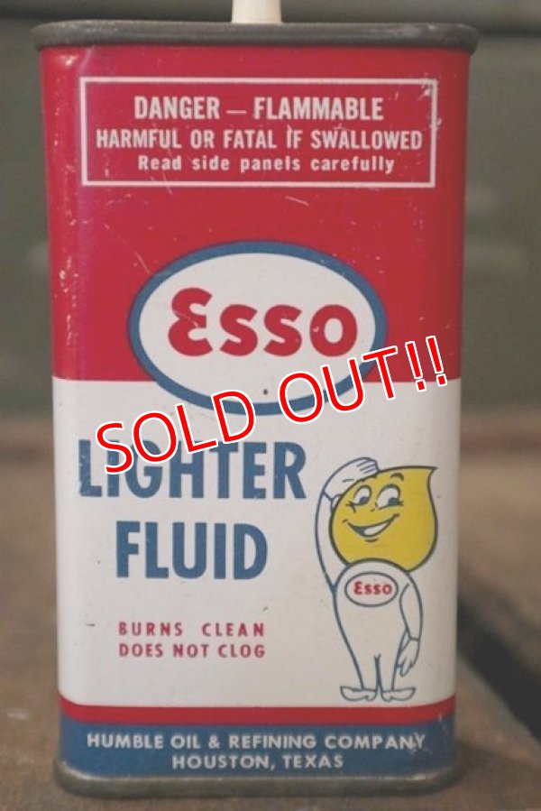 画像2: dp-180701-31 Esso / 1950's-1960's Lighter Fluid Can