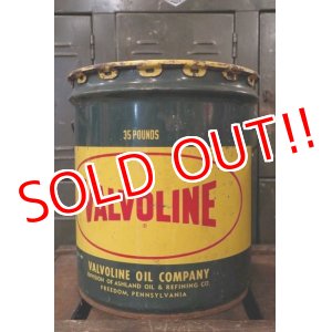 画像: dp-180701-51 VALVOLINE / 1950's 35 Pounds Oil Can