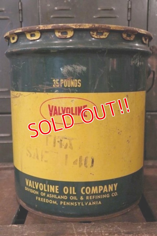 画像3: dp-180701-51 VALVOLINE / 1950's 35 Pounds Oil Can