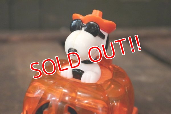 画像2: nt-180701-07 Snoopy Joe Cool / Jack-o'- Lantern Candy Container Car