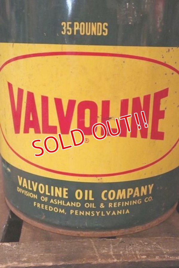 画像2: dp-180701-51 VALVOLINE / 1950's 35 Pounds Oil Can