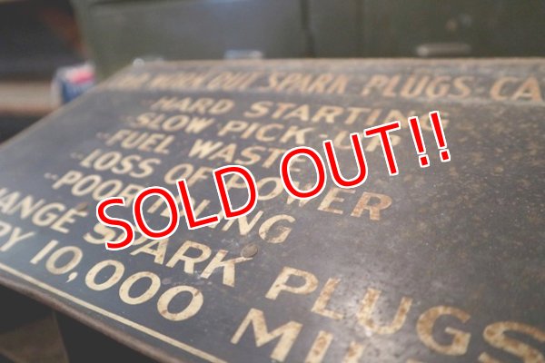 画像11: dp-180701-27 AC Spark Plugs / 1930's Cabinet