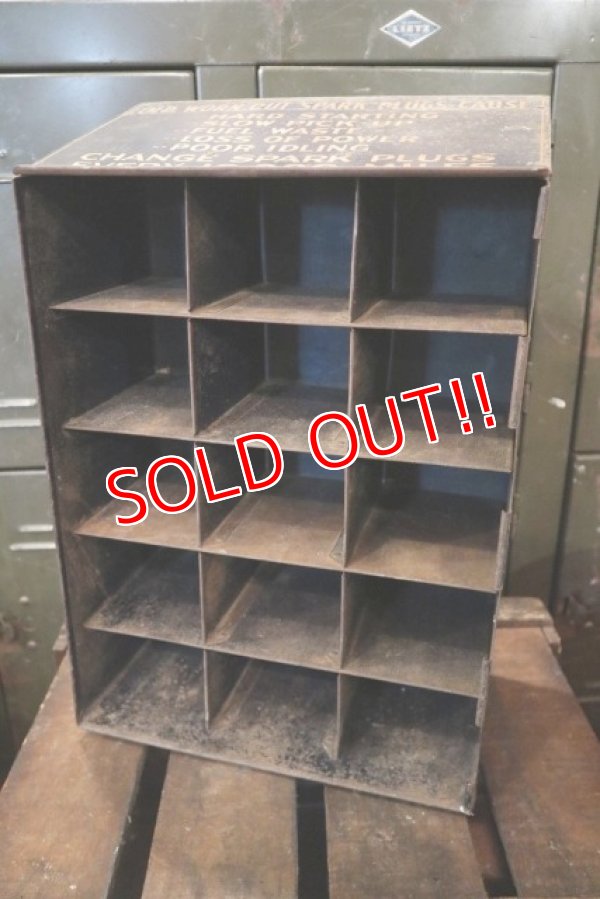 画像2: dp-180701-27 AC Spark Plugs / 1930's Cabinet