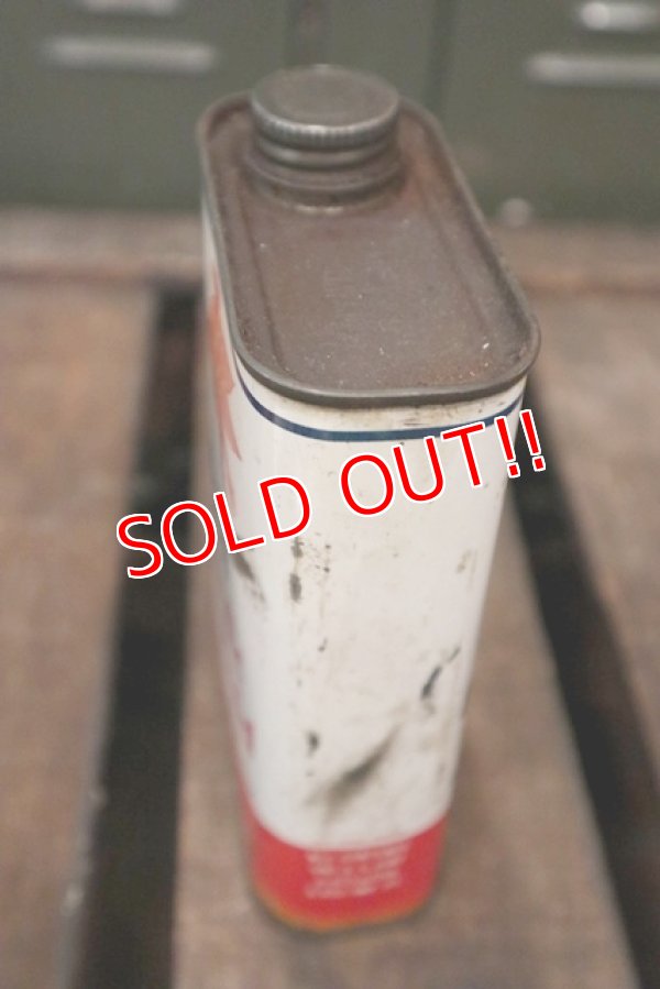 画像4: dp-180701-10 Mobil / 1950's-1960's Hydraulic Brake Fluid Can