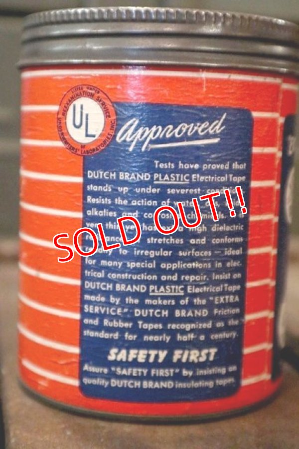 画像4: dp-180701-96 Johns Manville DUTCH BRAND / Vintage Plastic Electrical Tape Box