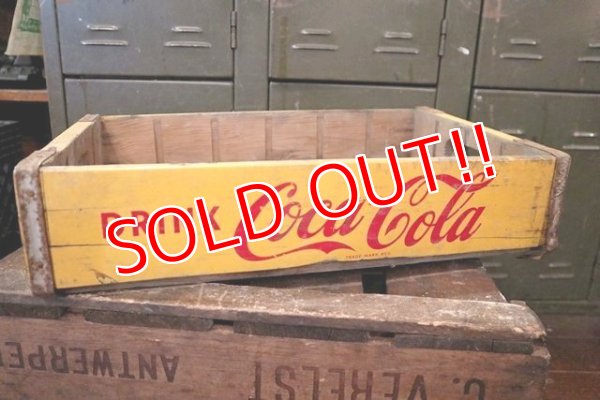 画像1: 【SALE】dp-180701-108 Coca Cola / Vintage Wood Box (C)