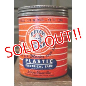 画像: dp-180701-96 Johns Manville DUTCH BRAND / Vintage Plastic Electrical Tape Box