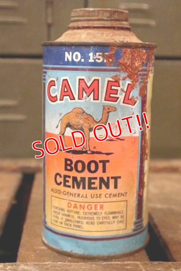 画像1: dp-180701-73 CAMEL / Vintage Boot Cement Can