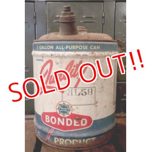 画像: dp-180601-34 Bonded Gas & Oil / 1940's-1950's Quality 5 Gallon Oil Can