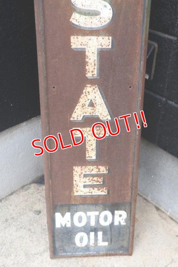 画像4: dp-180801-07 QUAKER STATE MOTOR OIL / 1940's Metal Sign