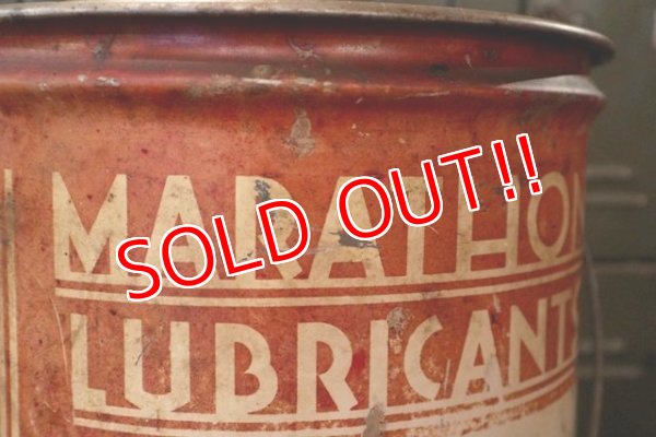 画像4: dp-180701-53 MARATHON LUBRICANTS / 1940's 25 Pounds Can