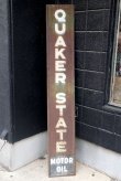 画像1: dp-180801-07 QUAKER STATE MOTOR OIL / 1940's Metal Sign