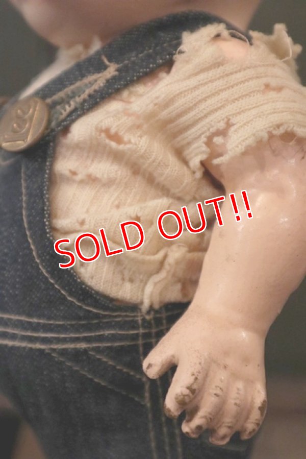 画像9: ct-180801-26 Lee / Buddy Lee 1930's Composition Doll "Overall"