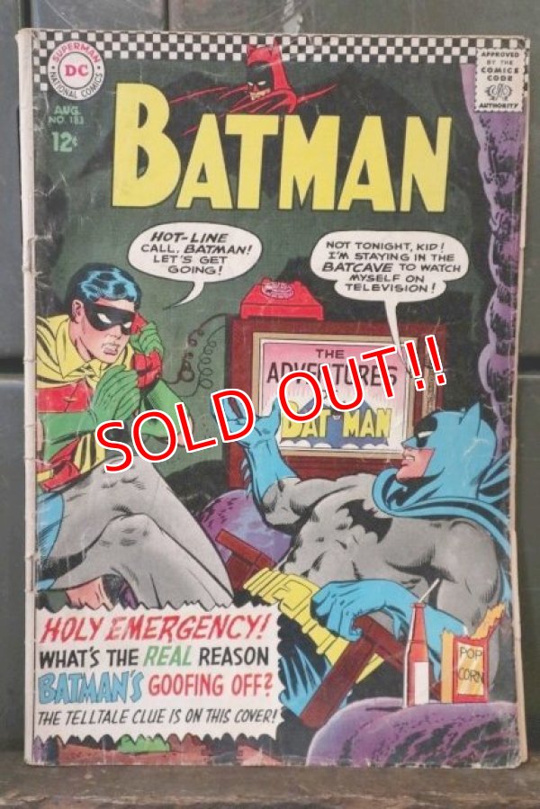 画像1: bk-180801-05 BATMAN / Aug. 1966 No.183 Comic