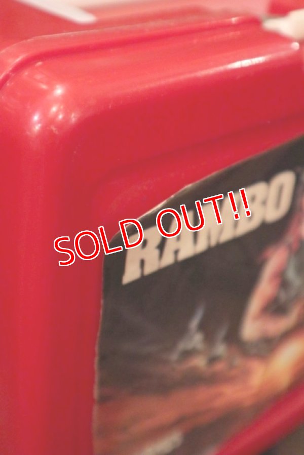 画像4: ct-120717-03 RAMBO: First Blood Part II / Thermos 1985 Plastic Lunchbox