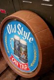 画像6: dp-180801-21 Old Style Beer / 1980's Barrel Lighted Sign