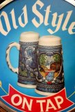 画像5: dp-180801-21 Old Style Beer / 1980's Barrel Lighted Sign