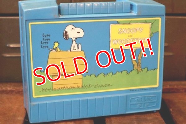 画像5: ct-180801-05 Snoopy and Woodstock / Thermos 1970's Lunchbox