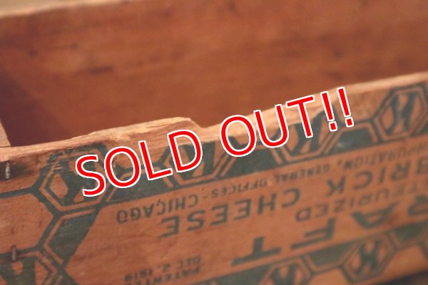 画像7: dp-180701-94 Kraft / Vintage Cheese Wood Box (L)