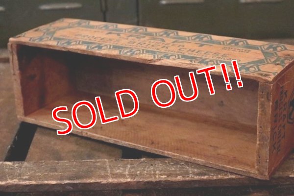 画像6: dp-180701-94 Kraft / Vintage Cheese Wood Box (L)