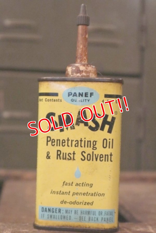 画像1: dp-180701-44 SMASH / Penetrating Oil & Rust Solvent Vintage Handy Oil Can