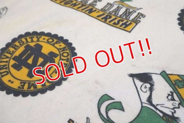 画像6: dp-180801-110 University of Notre Dame / Fighting Irish Blanket