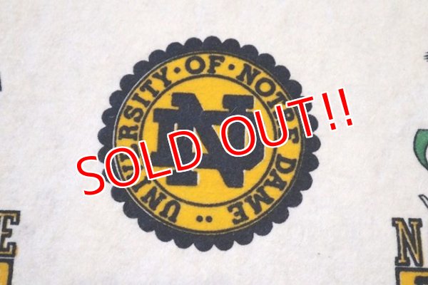 画像4: dp-180801-110 University of Notre Dame / Fighting Irish Blanket