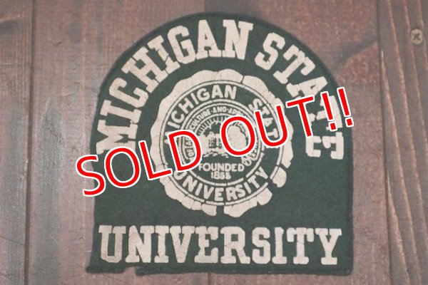 画像1: dp-180801-74 MICHIGAN STATE UNIVERSITY / Vintage Patch