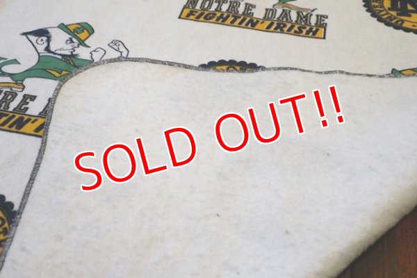 画像7: dp-180801-110 University of Notre Dame / Fighting Irish Blanket