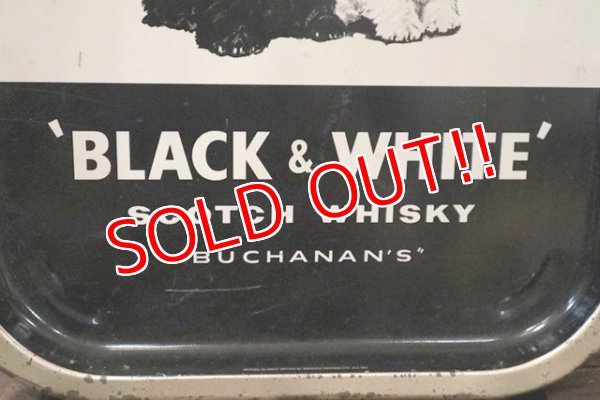 画像3: dp-180801-44 Black & White Scotch Whisky / Vintage Tin Tray