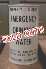 画像: dp-180801-41 Emergency Drinking Water / 1950's Can