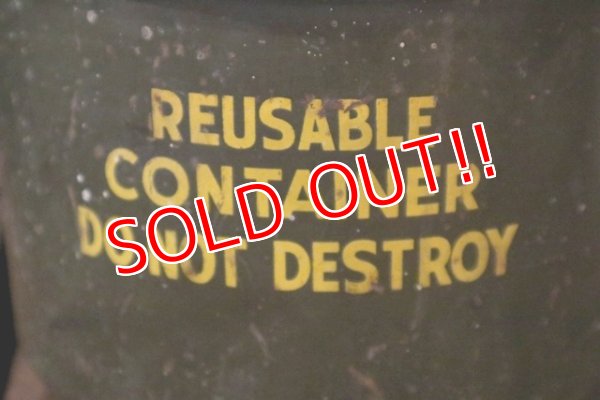 画像2: dp-180801-47 U.S.ARMY / Industrial Metal Container 