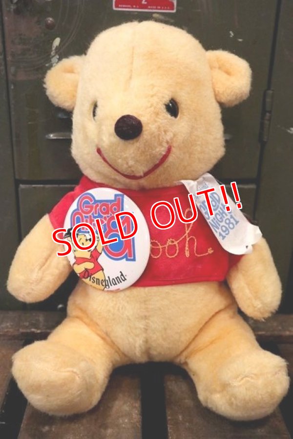 画像1: ct-180801-36 Winnie the Pooh / 1981 Grad Nite Plush Doll