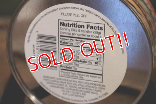 画像7: dp-180801-48 McDonald's / Big Mac 1990's〜Tin Can