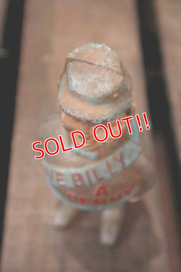 画像6: dp-180901-11 GIVE BILLY / 1920's-1930's Cast-Iron Coin Bank