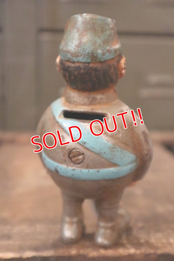 画像5: dp-180901-11 GIVE BILLY / 1920's-1930's Cast-Iron Coin Bank