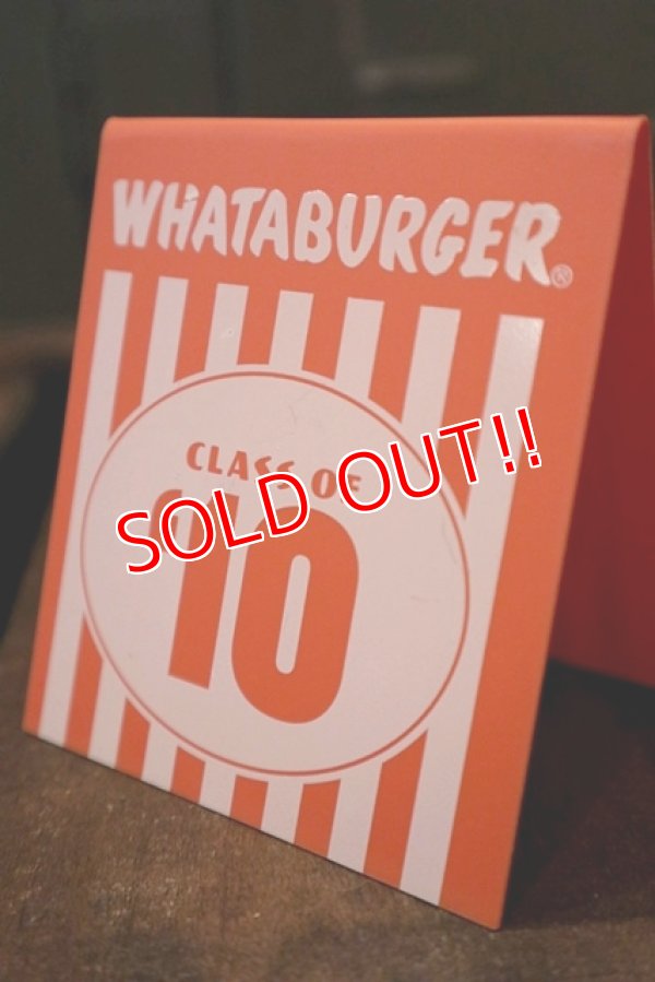 画像3: dp-180801-54 Whataburger / Class of 10 Plastic Sign