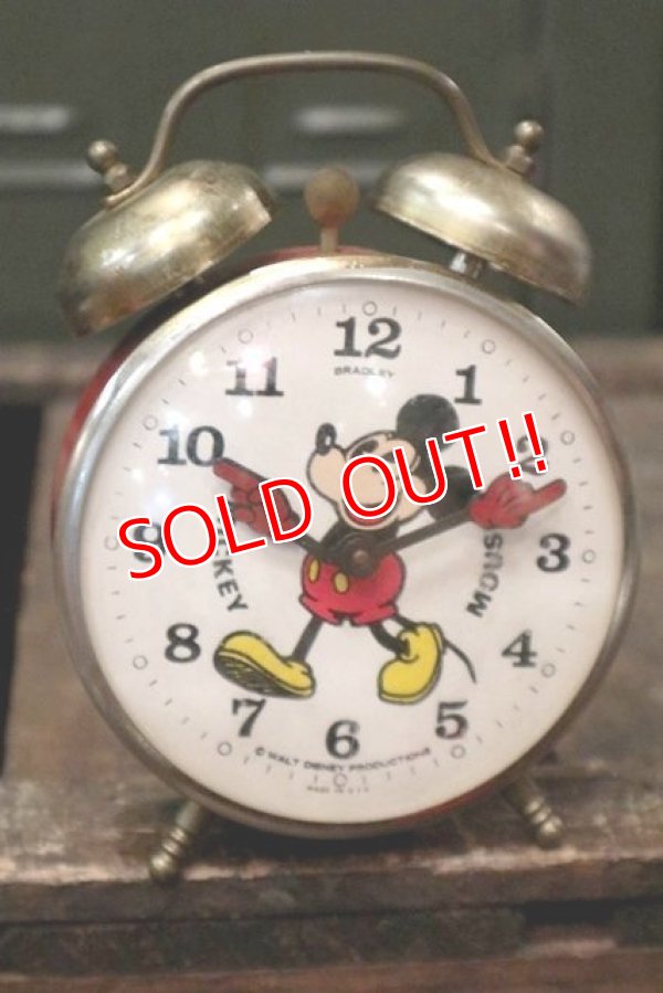 画像1: ct-180901-151 Mickey Mouse / BRADLEY 1960's Alarm Clock