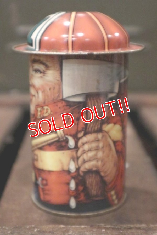 画像2: dp-180801-52 CAP-TIN'S / Fireman Vintage Can