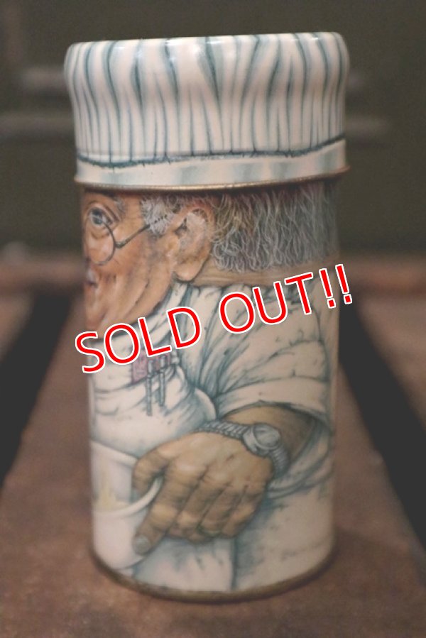 画像2: dp-180801-53 CAP-TIN'S / Chef Vintage Can